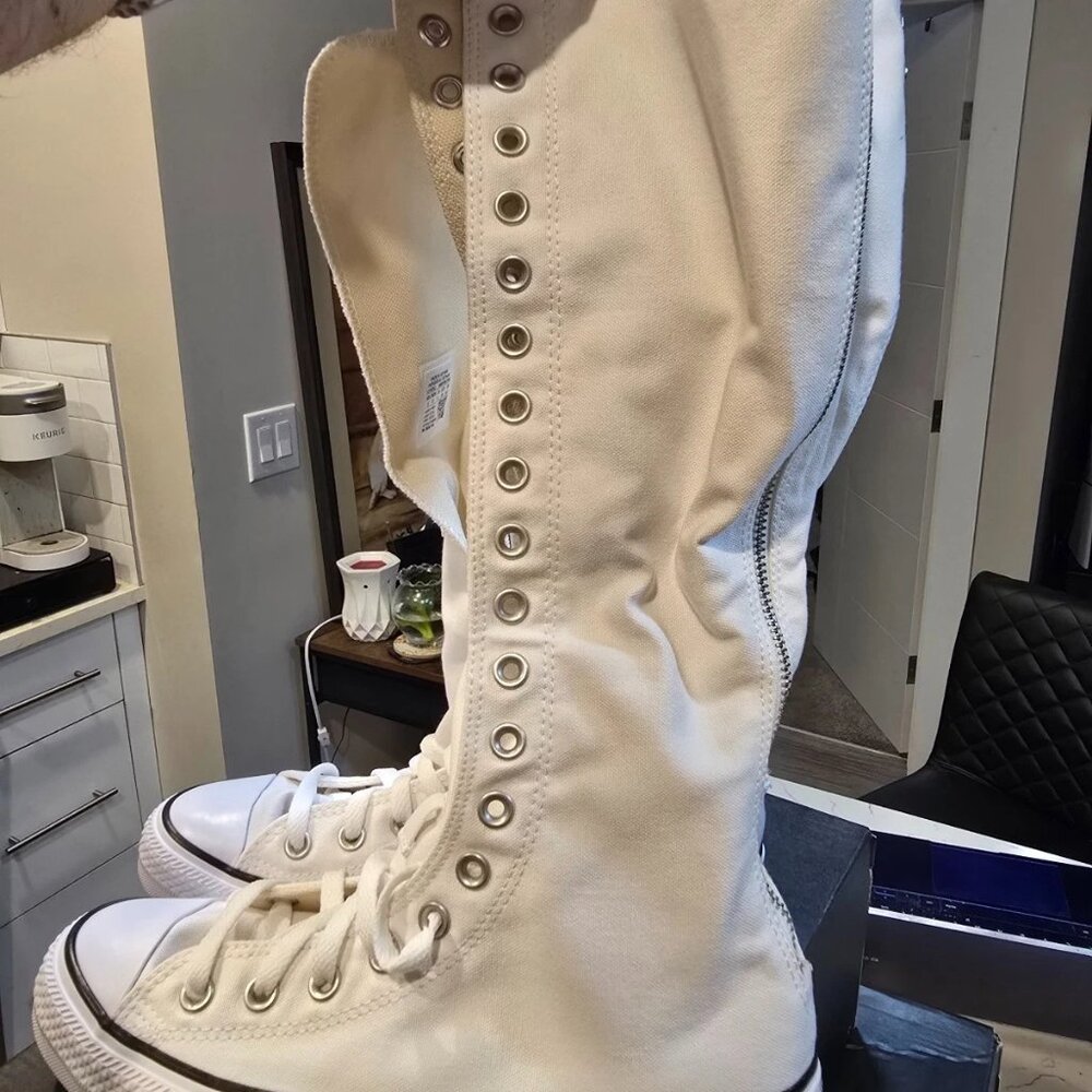 CONVERSE Chuck Taylor All Star XX-Hi High Top Canvas Knee Hi Women's Size 9 NEW - Picture 3 of 13